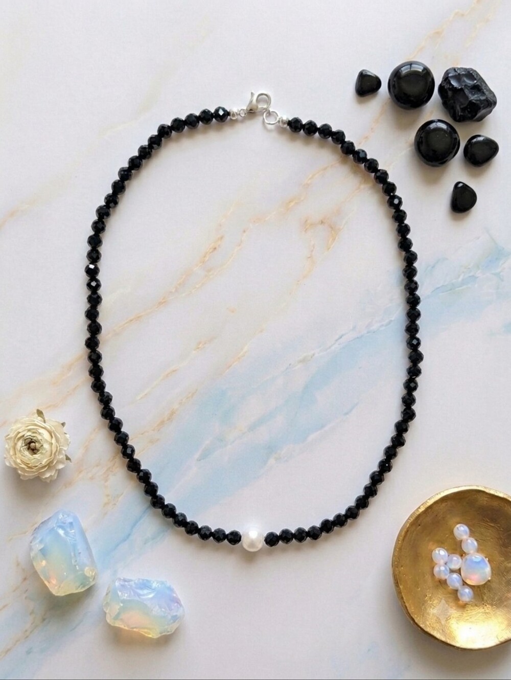 Black Spinel Necklace